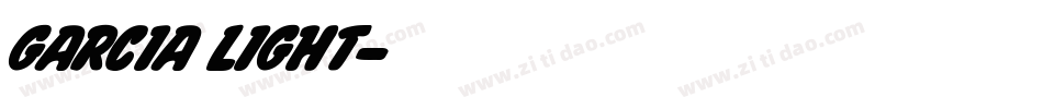 Garcia Light字体转换
